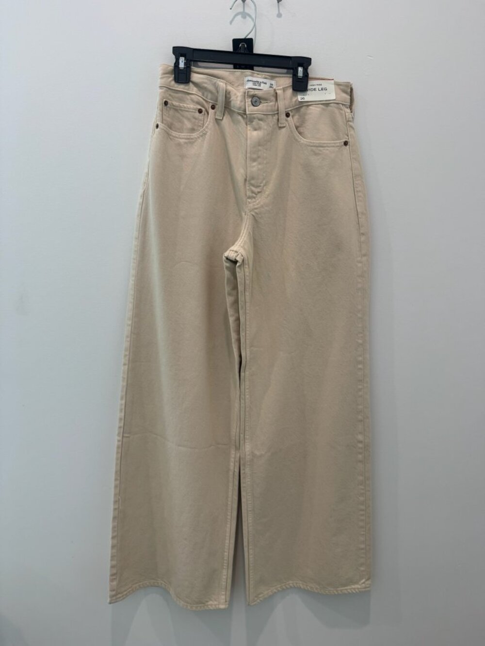 Abercrombie & Fitch High Rise Wide Leg Jeans - Picture 2 of 5